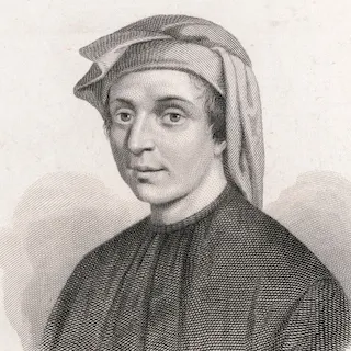 Engraved portrait of Leonardo of Pisa, known as Fibonacci